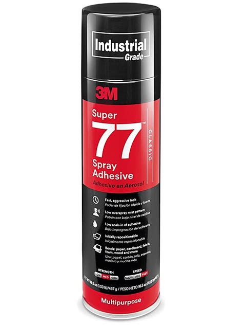 3m Super 77 Classic Spray Adhesive 1675oz Mass Technologies 3m