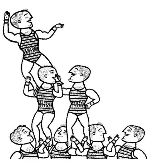 Top 60 Human Pyramid Clip Art Vector Graphics And Illustrations Istock