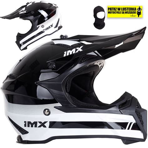 IMX FMX 02 Black White KASK Cross ATV Off Road 3502211 014 XL Za 329