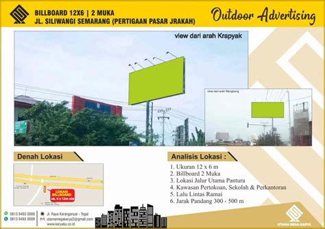 Sewa Titik Billboard Dan Baliho Di Semarang Jl Siliwangi Pertigaan