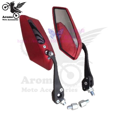 General Motorbike Rearview Mirror 10 8mm For Motorcycle Harley Honda