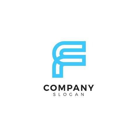 Premium Vector Logo Illustration Letter F Simple Minimalist Design