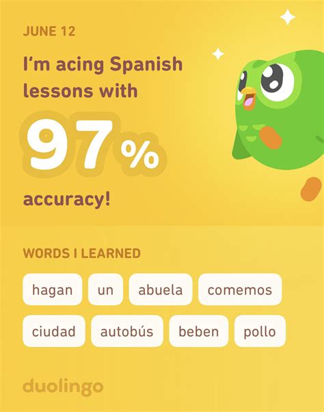 I’m learning Spanish on Duolingo! It’s free, fun, and effective. Join me? ‎https://invite ...