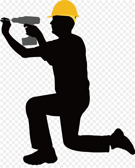 Laborer Construction Worker Architectural Engineering Silhouette Png