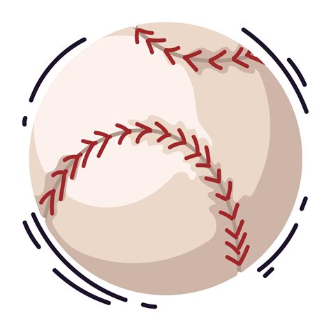 baseball sport ball 10428789 Vector Art at Vecteezy