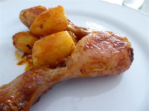 Pernas De Frango No Forno Com Batatinhas Luísa Alexandra