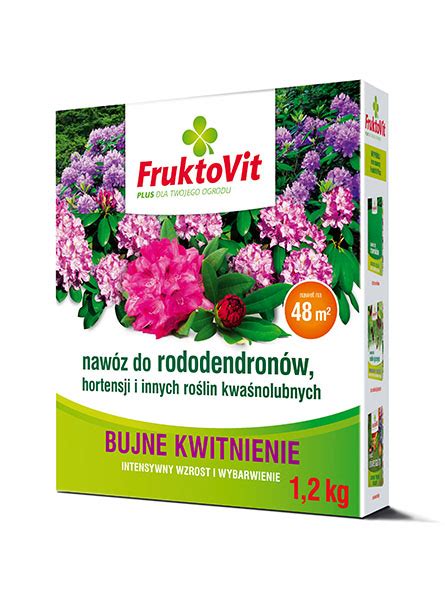 Nawóz Fruktovit do rododendronów hortensji i innych roślin