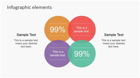 Data Infographic Flat Elements For Powerpoint Slidemodel