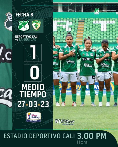 Deportivo Cali Femenino On Twitter 45 2 Final Del Primer Tiempo