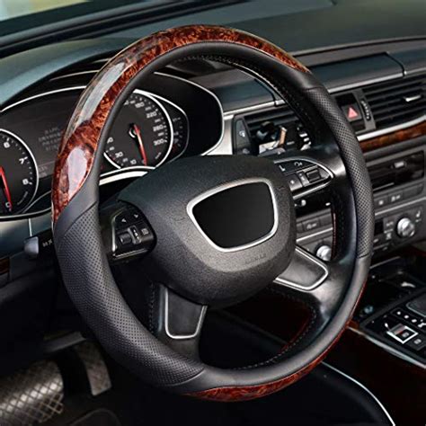 Best Wood Grain Steering Wheel Cover Add A Touch Of Luxury To Your Car