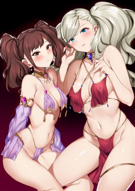 Kujikawa Rise And Takamaki Anne Persona And 2 More Drawn By Raiou