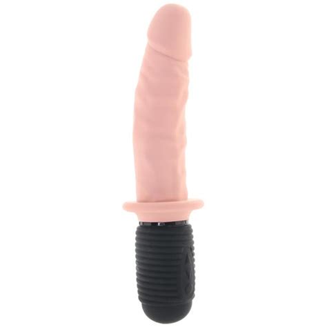 Power Pounder Vibrating Thrusting Dildo In Light Sex Toys H