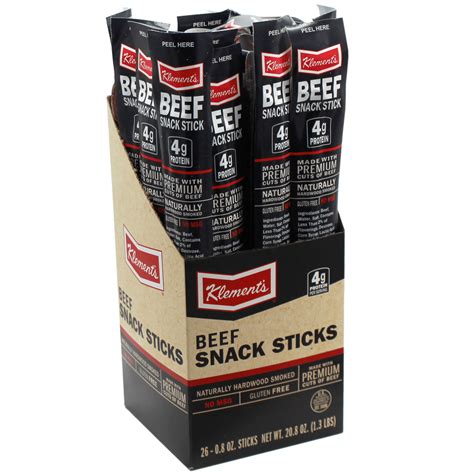 8 Oz Beef Snack Stick Klement S