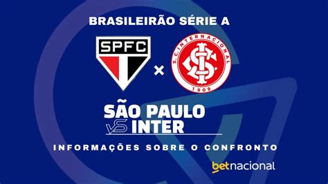 São Paulo x Internacional onde assistir horário escalações e