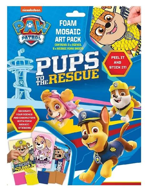 Nickelodeon Paw Patrol Mosaik Foam Art Set Dollarstore No