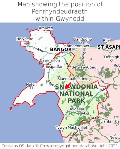 Where is Penrhyndeudraeth? Penrhyndeudraeth on a map