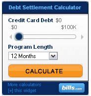 Debt Settlement Calculator | Bills.com