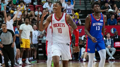 Nba K Summer League Jabari Smith Jr Scorches Pistons For Points