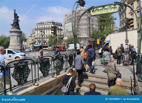 Place De Clichy in Paris, France Editorial Stock Image - Image of ...