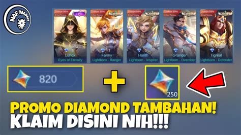 KLAIM PROMO DIAMOND TAMBAHAN CARA DAPATKAN PROMO DIAMOND TAMBAHAN