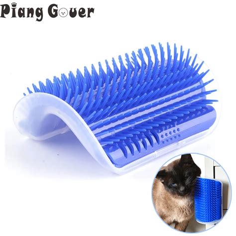 Corner Pet Brush Comb Play Cat Toy Plastic Scratch Bristles Arch