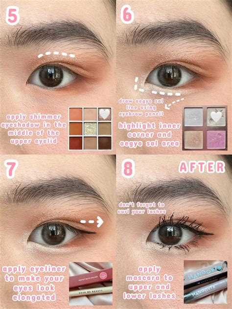 Simple Korean Peachy Eye Makeup Anti Gagal 👀 Galeri Diposting Oleh