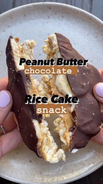 Easy And Delicious Peanut Butter Chocolate Rice Cake Snack Recipe