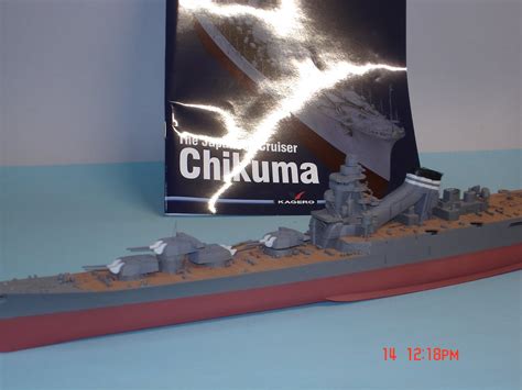 Chikuma By Javlin Finished Tamiya 1350 Ijn Heavy Cruiser