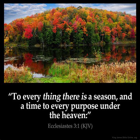 Ecclesiastes 3:1 Inspirational Image