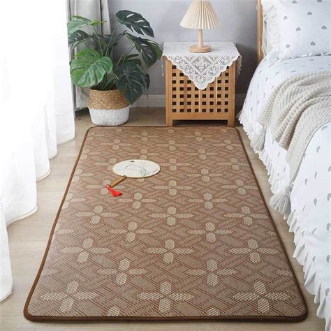 Sg Seller Japanese Style Rattan Mat Floor Mat Carpet Living Bedroom