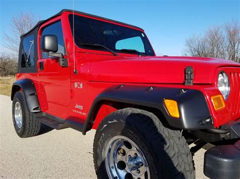 Used 2004 Jeep® Wrangler X Automobile In Big Bend Wi 4123m Flame Red