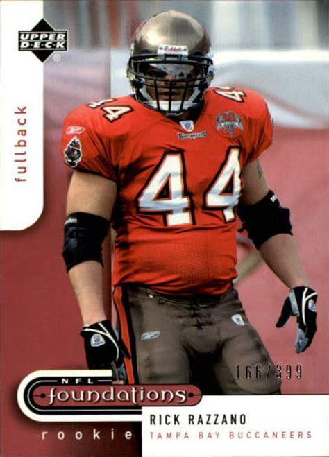 2005 Upper Deck Foundations 123 Rick Razzano Rc Rookie Card 378399 Ebay