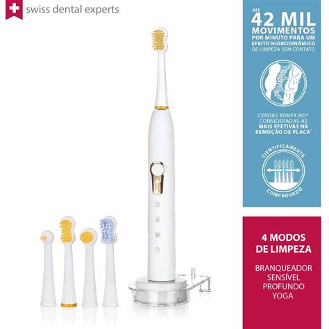 Escova De Dentes Edel White Sonic Generation Health Suite Flosserpik