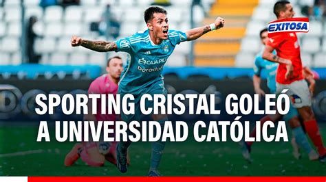 Sporting Cristal goleó 4 0 a la Universidad Católica de Chile en la