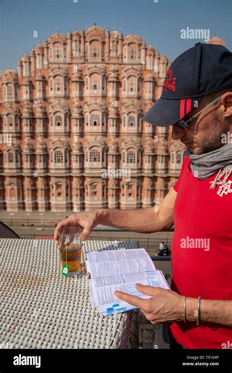 India Rajasthan Jaipur Hawa Mahal Palace Of Wind MR Stock Photo