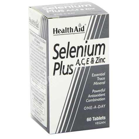 Healthaid Selenium Plus Vitamins A C E Zinc 60 Tablets Pharmaholic