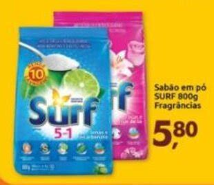 Sabao Em Po Surf 800g Fragrancias Oferta Na Supermercados Nori