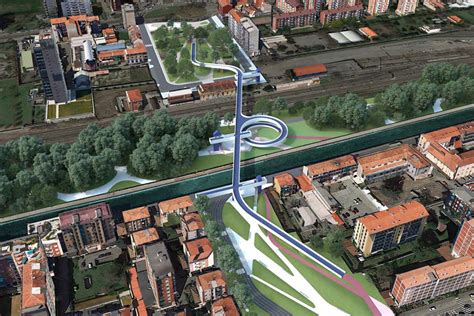 Ponte Ciclopedonale M4 Tra Lorenteggio E Ronchetto Sul Naviglio I