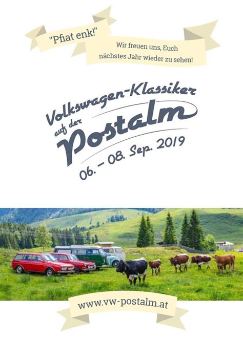 Volkswagen Klassiker Auf Der Postalm News Kinder Haben Zukunft