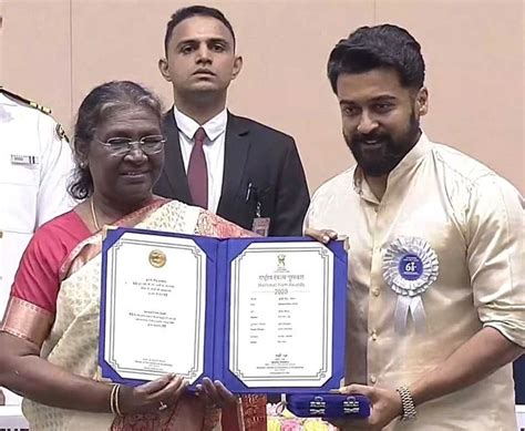 Suriya Wins National Award For Best Actor For Soorarai Pottru KSHVID