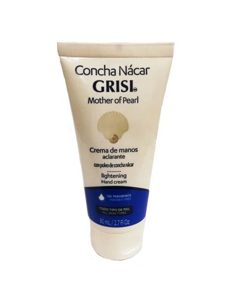 CREMA GRISI PARA MANOS CONCHA NACAR 80ML