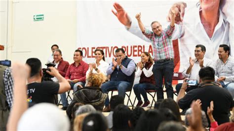 Corcholatas de Puebla congregan a más de 10 mil en apoyo a Sheinbaum