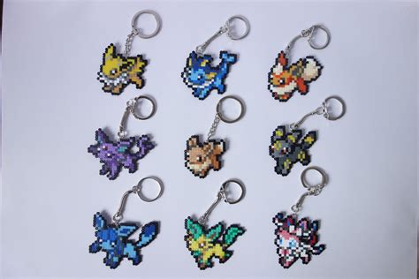 Pokemon Eeveelution Keychain Pin Brooch Magnet Or Earrings Etsy