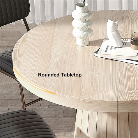 Japandi Extendable Dining Table 1000mm 1400mm Whitewash 6 Seater Oval