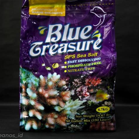 Jual Blue Treasure SPS Sea Salt 6 7KG Garam ASW Marine Reef Laut