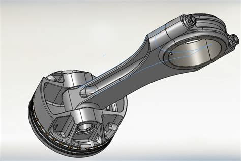 Piston Et Bielle Mod Le D Sldpr Sldas Free D