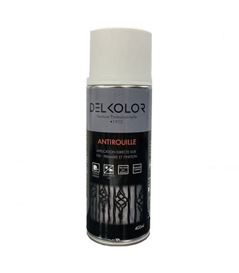 Delkolor Peinture Antirouille En A Rosol Ml Blanc Leroy Merlin