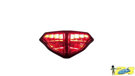 Feu led à clignotants intégrés séquentiels Ducati 1098 1098R 1198