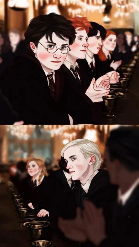 wattpad humor imágenes o cómics Drarry o Harco Crédito a los