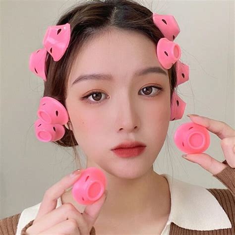 10pcs Magic Hair Curler Heatless Hair Rollers Curlers Soft Silicone